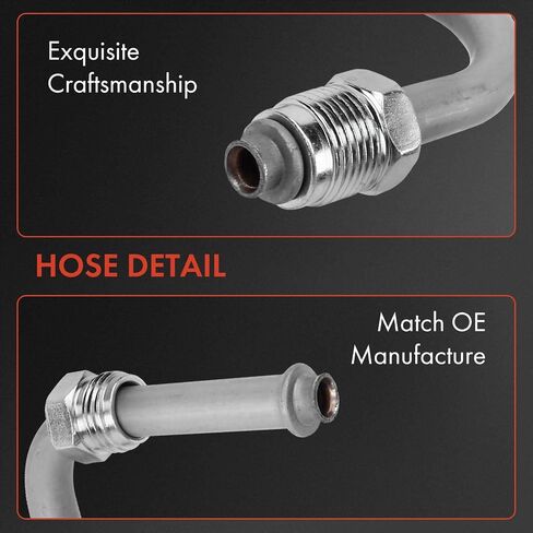 A-Premium Power Steering Hose Pressure & Return Hose Line Assembly Compatible with Chevy Silverado 1500 2500 HD GMC Sierra 1500 HD 2500 3500 3-PC Set in Saudi Arabia