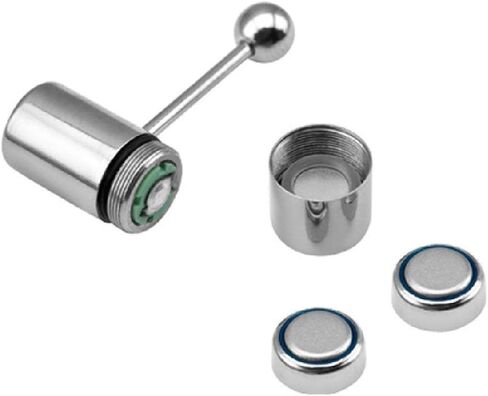bodyjewelryonline lix mosterive 316l حلقة لسان الفولاذ الجراحي - الفضة - محرك محسّن in Saudi Arabia