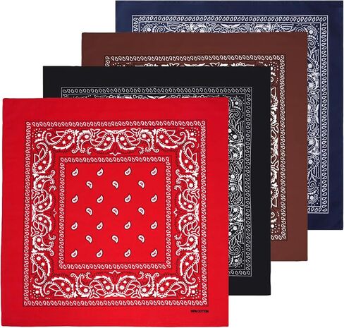 كبيرة 27 "× 27" 100 ٪ من عصابات القطن - مجموعة من 4 in Kuwait