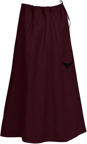 توتيلر النساء الهنديات ساري/ساري patticoaten underskirt القطن مخيط خلط قابلة للتعديل تنورة الخصر in Kuwait