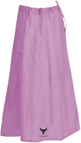 توتيلر النساء الهنديات ساري/ساري patticoaten underskirt القطن مخيط خلط قابلة للتعديل تنورة الخصر in Kuwait