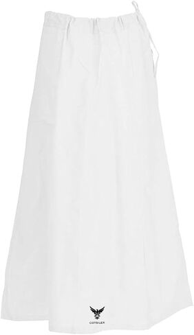 توتيلر النساء الهنديات ساري/ساري patticoaten underskirt القطن مخيط خلط قابلة للتعديل تنورة الخصر in Kuwait