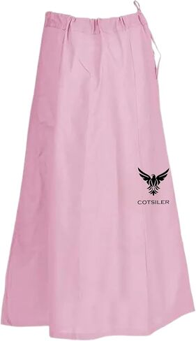 توتيلر النساء الهنديات ساري/ساري patticoaten underskirt القطن مخيط خلط قابلة للتعديل تنورة الخصر in Kuwait