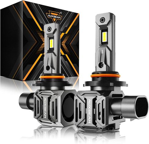 Auxbeam 2025 9005 Light Light ، تم ترقيته 110W 700 ٪ Super Brightness ، 6500K White 9005 HB3 Light Light للسيارة على الطرق الوعرة in Saudi Arabia
