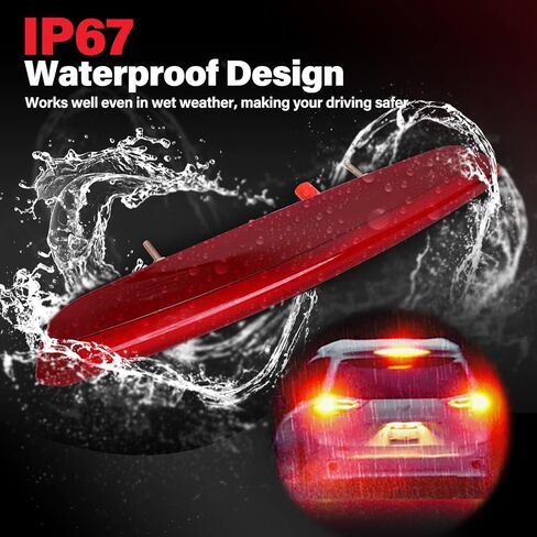 ضوء فرامل ثالث ثالث متوافق مع Renegade 2015-2021 LED المركز الخلفي Stop Lamp 3rd High Hited Brake Light Replacement # 68247167aa in Saudi Arabia