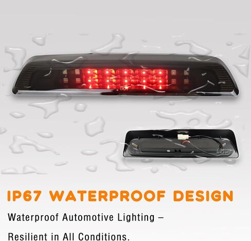 LED LENS LED الثالث بديل للفرامل الثالثة لضوء الفرامل ل TOYOTA TUNDRA 2007-2020 شاحنات بيك آب ، مركز شحن الخفيفة عالية الجبل. in Saudi Arabia