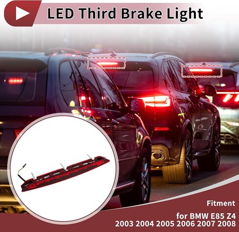 LED ضوء الفرامل الثالث ل BMW E85 Z4 2003-2008 No.63256930246/63-25-6-930-246 Red 3rd Stop Stop Lamp Lave Center Light Level Light 63 25 6 930 246 in Saudi Arabia