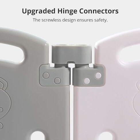 قلم لعب للأطفال، ساحة لعب آمنة من Uanlauo، أقلام لعب سهلة التجميع للأطفال الرضع والأطفال الصغار، قلم لعب قوي لبوابة الأطفال، قلم لعب للأطفال الصغار، محمول للاستخدام الداخلي والخارجي، قلم لعب للأطفال قابل للطي (14 لوحة، رمادي) in Kuwait