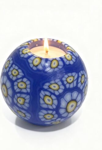 شموع ، شمعة آلان ، الأعمال الفنية اليدوية ، الهدايا ، هدايا المهرجان ، شموع الكرة ، المصنوعة يدويا ، شمعة معطرة ، هدية كريستيماس ، يوم عيد الشكر ، تعبئة واحدة (ألوان Nocturne بلوم القافية ، المتوسطة) in Kuwait