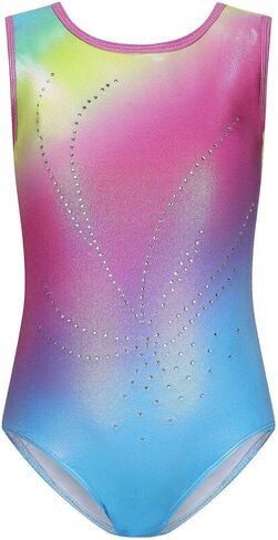 ثياب Valcatch للفتيات الجمباز الرياضي Unitard Biketard Cloths Kids Writbling Dance Dance Dance Dance Wear 5-14y in Kuwait