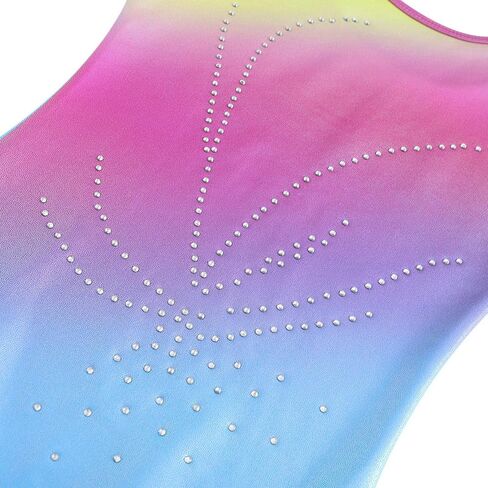 ثياب Valcatch للفتيات الجمباز الرياضي Unitard Biketard Cloths Kids Writbling Dance Dance Dance Dance Wear 5-14y in Kuwait