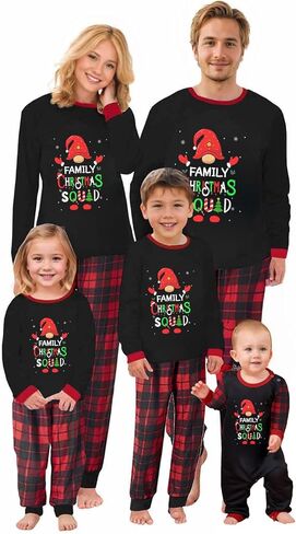 Family Christmas Pajamas Matching Sets Christmas Pjs for Womens Mens Couples Holiday Home Xmas Family Sleepwear Set in Saudi Arabia