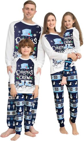 Family Christmas Pajamas Matching Sets Christmas Pjs for Womens Mens Couples Holiday Home Xmas Family Sleepwear Set in Saudi Arabia