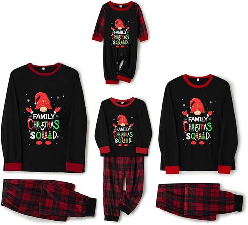 Family Christmas Pajamas Matching Sets Christmas Pjs for Womens Mens Couples Holiday Home Xmas Family Sleepwear Set in Saudi Arabia