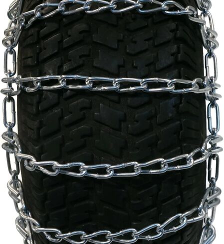 The ROP Shop 2 Link Tire Chain Pair for Sears 16x6.5x8, 16x6.5x6 Front 23x10x12 Rear Tractor in Kuwait