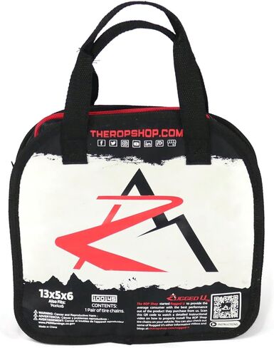 The ROP Shop 2 Link Tire Chain Pair for Sears 16x6.5x8, 16x6.5x6 Front 23x10x12 Rear Tractor in Kuwait