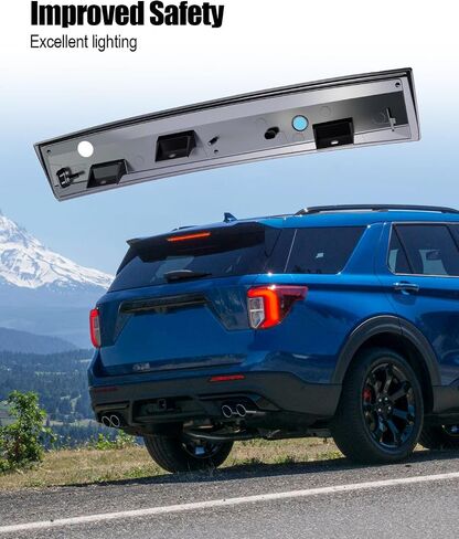 Center High Mount Stop Light استبدل 923-300 JL1Z13A613C ، FIT THROPE BRAKE LIGHT FOR FORD EXPERITION EXPLORER Explorer Interceptor Lincoln Navigator 2018-2023 in Saudi Arabia