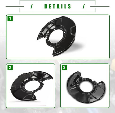 2X Front Brake Dust Shield LH RH Compatible with Toyota Tacoma 1995-2004 4Runner 1996-2002 Replace 4770435091 in Saudi Arabia