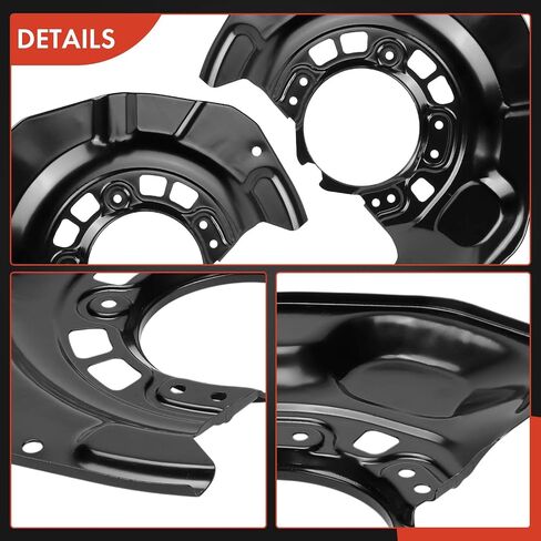 A-Premium Front Driver and Passenger Side Brake Dust Shield Compatible with Toyota and Lexus Models - Highlander 2006-2007, RX350 2007-2009, RX330 2004-2006, RX400h 2006-2008, 2-PC Set in Saudi Arabia