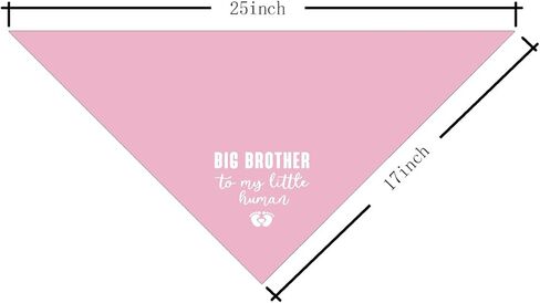 Big Brother Dog Bandana, Baby Pink Dog Bandana, Big Brother Bandana for Dog, Gender Reveal Dog Bandana, Baby Announcement Dog Bandana, Dog Bandana for Small Medium Large Dogs, Dog Triangle Scarf (D1) in Saudi Arabia