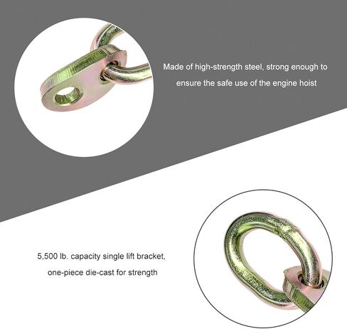 4 PCS 7100 مجموعة شريحة رفع المحرك ، طقم شريحة رفع المحرك 5500 رطل مع شريط الدعم ، مثالي للاستخدام مع مستويات الحمل رفع المزلقة حامل المحرك in Kuwait