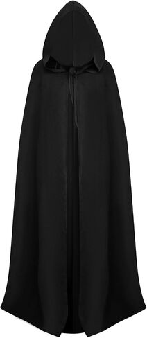 Renaissance Cloak with Hood- Medieval Women Hooded Cape with Arm Holes for Halloween Cosplay in Saudi Arabia