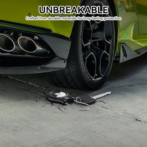 حامل سلسلة مفاتيح AirTag - عبوتان، حافظة قفل مقاومة للماء، متوافقة مع Apple AirTags، حافظة بطاقات Apple فائقة الأمان، للأمتعة، حقيبة ظهر بسلسلة مفاتيح وحلقة مفاتيح والمزيد in Kuwait