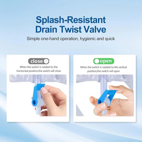 2 Pcs Nephrostomy Drainage Bag 600ml with Soft 24-Inch Tube, Portable Urine Collection Bag with Twist Valve and Adjustable Leg Straps in Kuwait