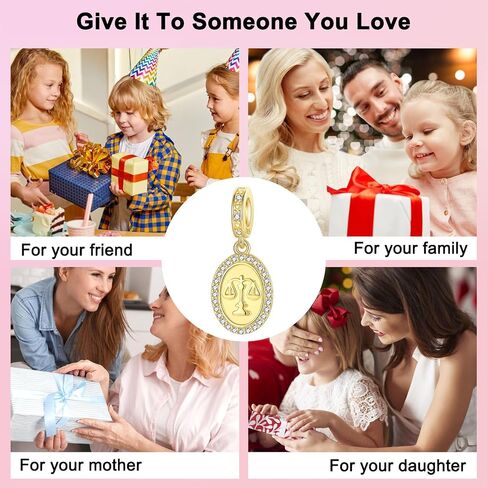 925 Sterling Silver Charms Bow Jesus Cross Dog Paw Charms fit Women's Charm Bracelet & Necklace Jewelry Gift for Women Family Friends in Kuwait