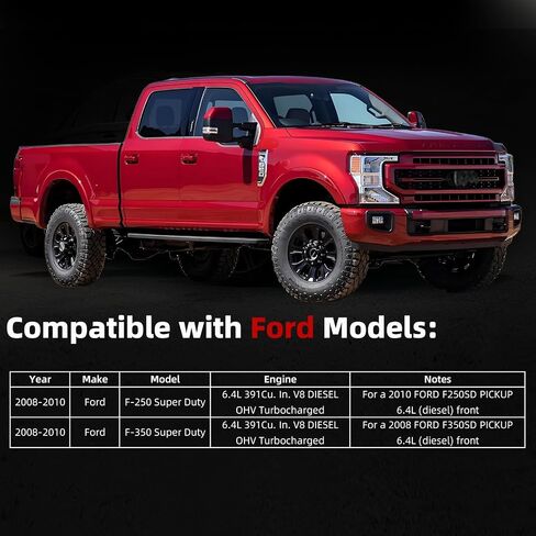 Mitzone Aluminium Automotive Engine Toolant Thermostat (86-91.5 ℃) متوافق مع 2008-2010 Ford F-250 F-350 F-450 Super Duty 6.4L V8 4K659-000 in Saudi Arabia