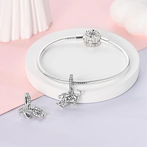 925 Sterling Silver Charm For Bracelets Animals Pets Insects Butterflie Cat Dog Charms Bead For Women Jewelry Gifts in Saudi Arabia