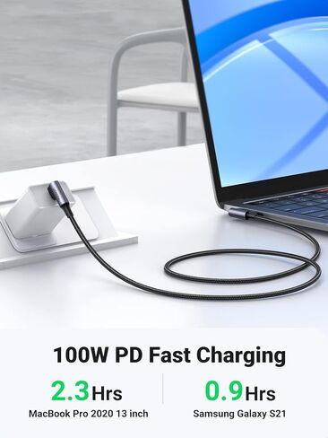 UGREEN USB C to Lightning Cable- 6FT MFi Certified PD Fast Charging Lightning Cord Compatible with iPhone 14/14 Pro/14 Pro Max, iPhone 13/12/11/X/XR/XS/8 Series, MacBook, iPad, AirPods Pro in Kuwait
