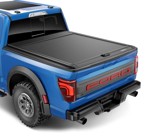 Retractable Hard Tonneau Cover Fits 2015-2025 Ford F-150 Truck Bed (Incl, Lightning/Raptor) (5.5 FT) in Saudi Arabia