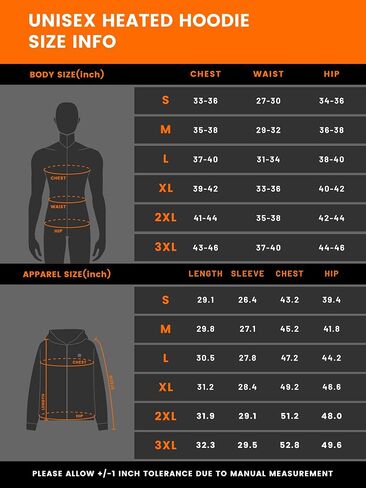 Caforu Hoodie Pullover Hoodie مع تسخين 5 منطقة وحزمة بطارية 7.4 فولت ، ومستحضر سريع للجنسين للعمل في الهواء الطلق in Kuwait