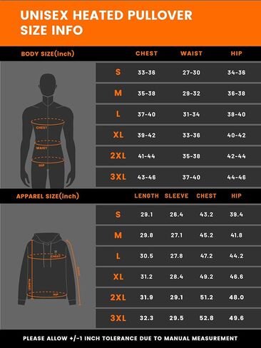 Caforu Hoodie Pullover Hoodie مع تسخين 5 منطقة وحزمة بطارية 7.4 فولت ، ومستحضر سريع للجنسين للعمل في الهواء الطلق in Saudi Arabia