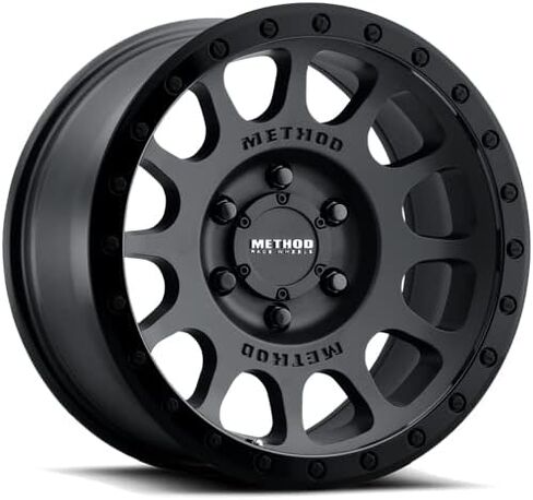 Method Race Wheels MR305 NV ، 17 × 8.5 ، +25 مم إزاحة ، 6x5.5 ، 108 ملم مركز الوسط ، الأسود غير اللامع - الشفة الأسود اللامع ، MR305785601025 in Saudi Arabia