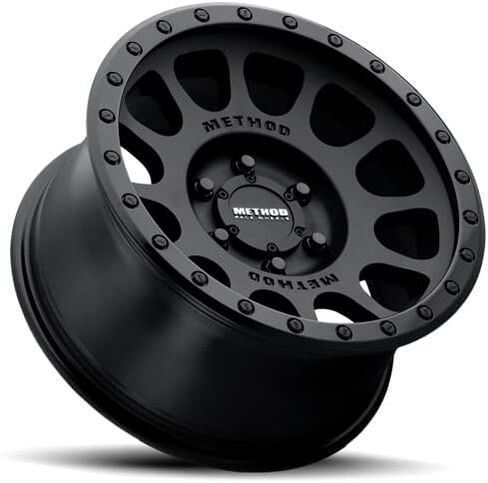 Method Race Wheels MR305 NV ، 17 × 8.5 ، +25 مم إزاحة ، 6x5.5 ، 108 ملم مركز الوسط ، الأسود غير اللامع - الشفة الأسود اللامع ، MR305785601025 in Saudi Arabia