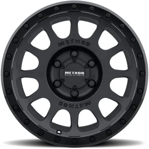 Method Race Wheels MR305 NV ، 17 × 8.5 ، +25 مم إزاحة ، 6x5.5 ، 108 ملم مركز الوسط ، الأسود غير اللامع - الشفة الأسود اللامع ، MR305785601025 in Saudi Arabia