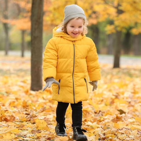 FEQO Girls Fleece Lined Leggings Thick Thermal Tights Full Length Pants Kids Winter Warm Leggings in Saudi Arabia
