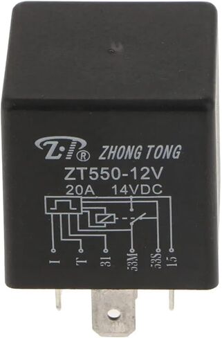ZT603-DC12V 20A 6Pin 6P Windscreen Wiper Relay High Switching Capability Product in Saudi Arabia