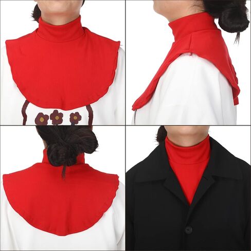 SATINIOR Fake Turtleneck Dickey Collars Women Half Top Mock Collar Neck Wear in Sweater Hoodie High Neck Mock Collar in Saudi Arabia