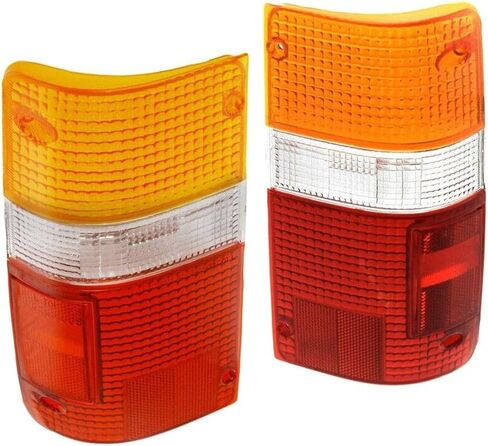تم تعيين عدسات Tail Light لـ Toyota للبيك آب 1989-1995 سائق بلاستيكي وجانب الراكب العنبر ، واضح ، أحمر 127-12456 in Saudi Arabia