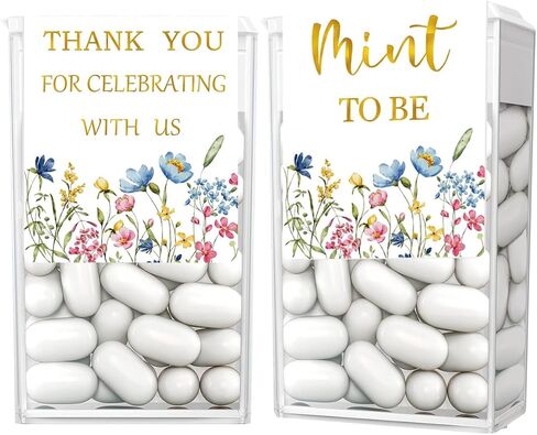Set of 60 Mint to Be Stickers for Favors - Mint to Be Wedding Favor Stickers - Tic Tac Box Labels - Shower Favor - LABEL ONLY in Saudi Arabia