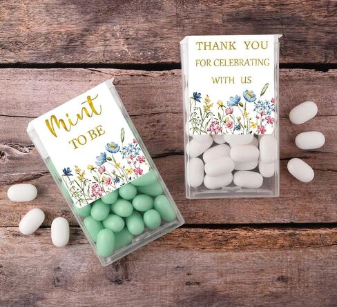 Set of 60 Mint to Be Stickers for Favors - Mint to Be Wedding Favor Stickers - Tic Tac Box Labels - Shower Favor - LABEL ONLY in Saudi Arabia