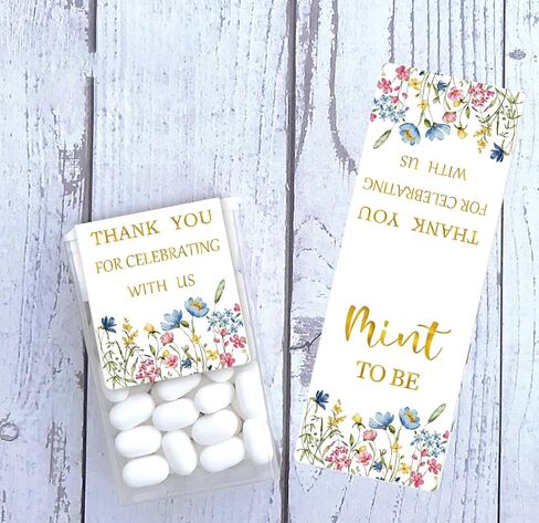 Set of 60 Mint to Be Stickers for Favors - Mint to Be Wedding Favor Stickers - Tic Tac Box Labels - Shower Favor - LABEL ONLY in Saudi Arabia