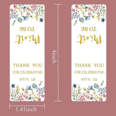 Set of 60 Mint to Be Stickers for Favors - Mint to Be Wedding Favor Stickers - Tic Tac Box Labels - Shower Favor - LABEL ONLY in Saudi Arabia