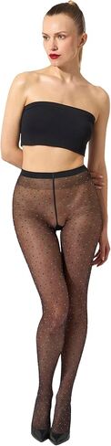 Wolford Multicolored Dot Tights Pantyhose for Women Sheer Opaque Micro Polka Dot Pattern Soft Waistband Designer Hosiery in Saudi Arabia