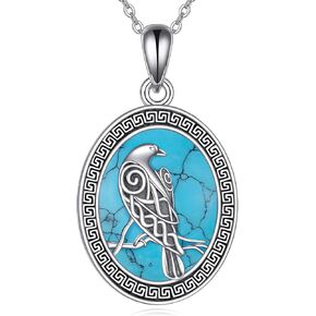 AXOMY Phoenix Necklace for Women 925 Sterling Silver Black Onyx Phoenix Pendant Necklace Phoenix Jewelry Gifts for Her in Kuwait