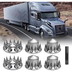 غطاء عجلة المحور الكامل المنتفخ مع أغطية جوز خطوط الخيط 33 مم (2 أمامي) in Kuwait