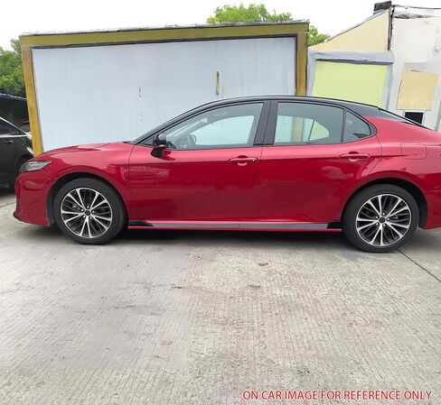 Ikon Motorsports ، التنانير الجانبية متوافقة مع 2018-2024 Toyota Camry Se Xse ، TRD Gloss Black Pp Polplypylene Side Extensions Line Protector Rocker Plant Left Left ، 2019 2020 in Saudi Arabia